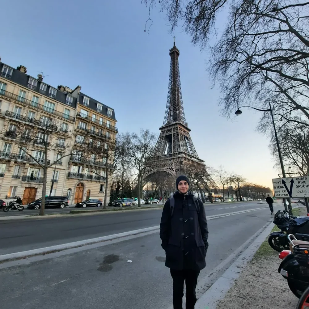Erick Tavares em Paris